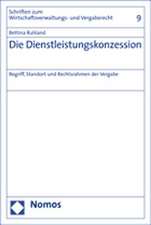 Die Dienstleistungskonzession