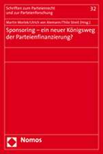 Sponsoring - ein neuer Königsweg der Parteienfinanzierung?