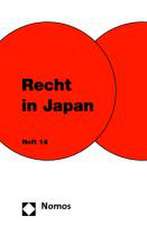 Recht in Japan: Heft 14