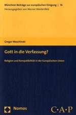 Gott in die Verfassung?