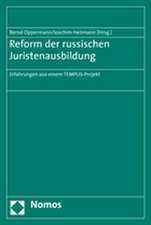 Reform der ruussischen Juristenausbildung