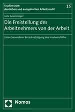 Die Freistellung des Arbeitnehmers von der Arbeit