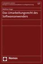 Das Umarbeitungsrecht des Softwareanwenders