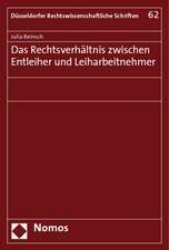 Das Rechtsverhältnis zwischen Entleiher und Leiharbeitnehmer