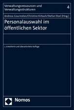 Personalauswahl im öffentlichen Sektor