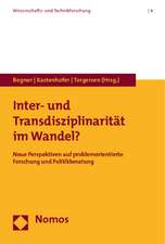 Inter- und Transdisziplinarität im Wandel?