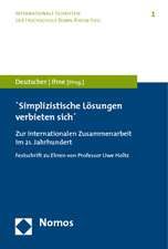 Simplizistische Lösungen verbieten sich