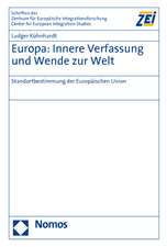 Europa: Innere Verfassung und Wende zur Welt