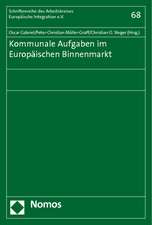 Kommunale Aufgaben Im Europaischen Binnenmarkt