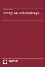 Beiträge zur Rechtssoziologie