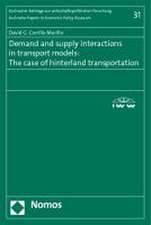 Demand and supply interactions in transport models: The case of hinterland transportation