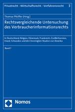 Rechtsvergleichende Untersuchung Des Verbraucherinformationsrechts: In Deutschland, Belgien, Danemark, Frankreich, Grossbritannien, Irland, Schweden U