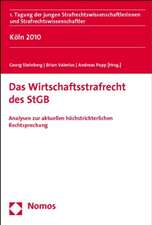 Das Wirtschaftsstrafrecht des StGB