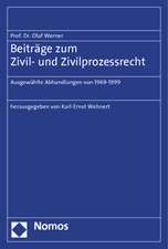 Beiträge zum Zivil- und Zivilprozessrecht