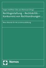 Rechtsgestaltung - Rechtskritik - Konkurrenz von Rechtsordnungen ...