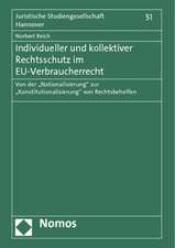 Individueller Und Kollektiver Rechtsschutz Im Eu-Verbraucherrecht