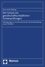 Der Schutz vor gesellschaftsschädlichen Sonderprüfungen