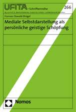 Mediale Selbstdarstellung ALS Personliche Geistige Schopfung