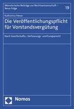 Die Veröffentlichungspflicht für Vorstandsvergütung