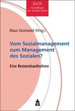 Vom Sozialmanagement zum Mangemant des Sozialen?