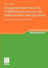 Integrationstechniken für Feldeffekttransistoren mit halbleitenden Nanopartikeln: Einzel- und Multipartikel-Bauelemente