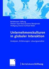 Unternehmenskulturen in globaler Interaktion: Analysen, Erfahrungen, Lösungsansätze