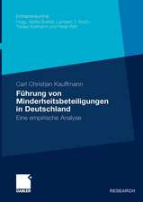 Führung von Minderheitsbeteiligungen in Deutschland