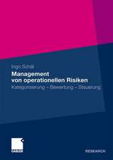 Management von operationellen Risiken: Kategorisierung - Bewertung - Steuerung