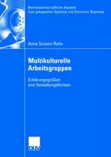 Multikulturelle Arbeitsgruppen: Erklärungsgrößen und Gestaltungsformen