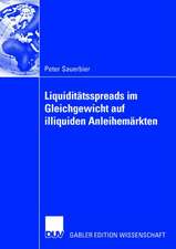 Liquiditätsspreads im Gleichgewicht auf illiquiden Anleihemärkten