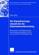 Der Kapitalisierungszinssatz bei der Unternehmensbewertung: Basiszinssatz und Risikozuschlag aus betriebswirtschaftlicher Sicht und aus Sicht der Rechtsprechung