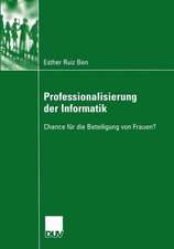 Professionalisierung der Informatik: Chance für die Beteiligung von Frauen?