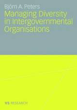 Managing Diversity in Intergovernmental Organisations