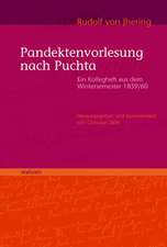 Pandektenvorlesung nach Puchta