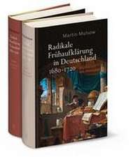 Radikale Frühaufklärung in Deutschland 1680-1720