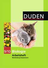 Duden Biologie 9/10 Arbeitsheft. Mecklenburg Vorpommern Realschule