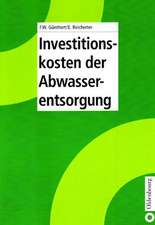 Investitionskosten der Abwasserentsorgung