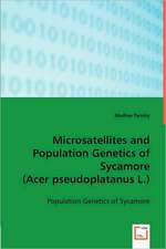 Microsatellites and Population Genetics of Sycamore (Acer pseudoplatanus L.)