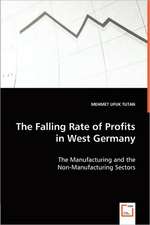 The Falling Rate of Profits in West Germany