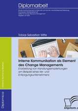 Interne Kommunikation ALS Element Des Change Managements: A Clash of Principles?