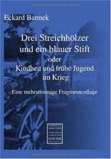 Drei Streichhölzer und ein blauer Stift oder Kindheit und frühe Jugend im Krieg