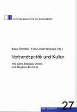 Verbandspolitik und Kultur