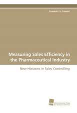 Measuring Sales Efficiency in the Pharmaceutical Industry