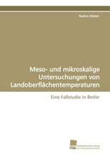 Meso- und mikroskalige Untersuchungen von Landoberflächentemperaturen