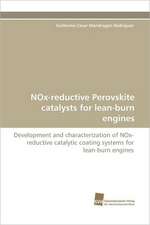 Nox-Reductive Perovskite Catalysts for Lean-Burn Engines: Belastungen Und Angehorigengruppen