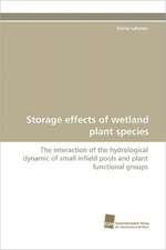 Storage Effects of Wetland Plant Species: From Bulk to Heterostructures