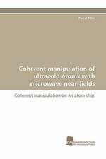 Coherent Manipulation of Ultracold Atoms with Microwave Near-Fields: Quinone Oxidoreductase