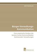 Burger-Verwaltungs-Kommunikation