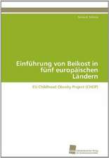 Einfuhrung Von Beikost in Funf Europaischen Landern: Verlaufsbeobachtung Nach Nierentransplantation