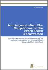 Schreieigenschaften Sga-Neugeborener in Den Ersten Beiden Lebenswochen: An Alternative Succession Route for Family Firms